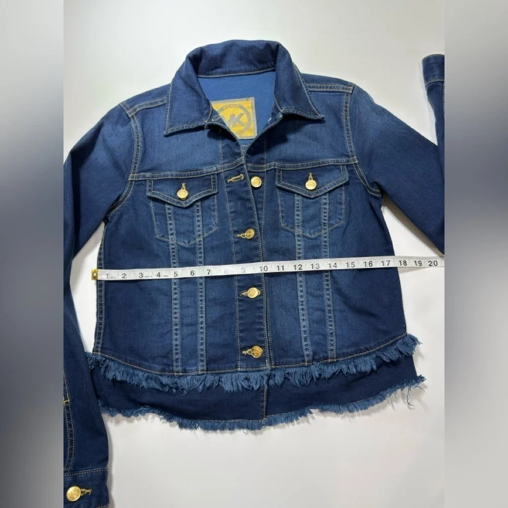 Michael Kors Denim Jacket For Women 🧥 98% COTTON ✅